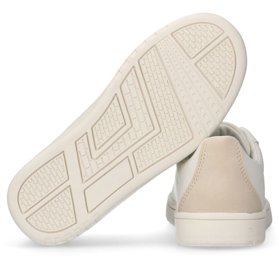 Sneakers stringate minimal logo in contrasto da bambina Calvin Klein | V3X9820821355A472X